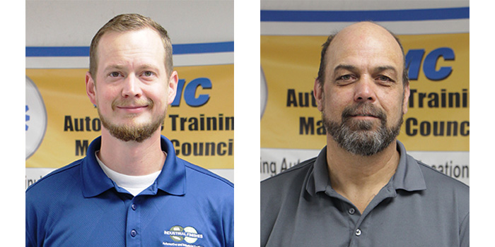 From left, new I-CAR Training Alliance instructor in Oregon, Ben Else, and new I-CAR Training Alliance instructor in Salt Lake City, Darrin Mitchell.