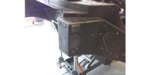 An example of a scarfed repair, which involves taper sanding.