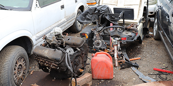 Environment Agency and  crack down on illegal vehicle breakers 